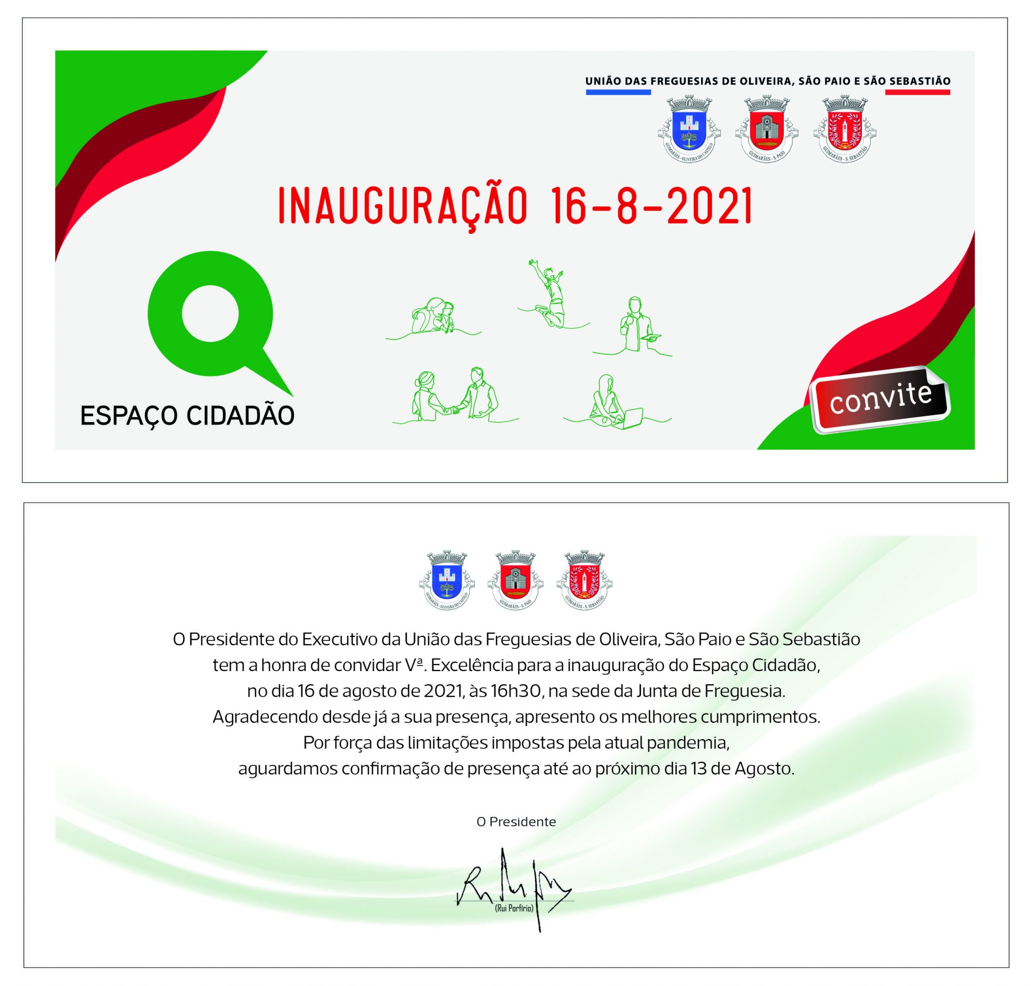 União das freguesias de Oliveira, São Paio e São Sebastião in Guimarães - Portugal